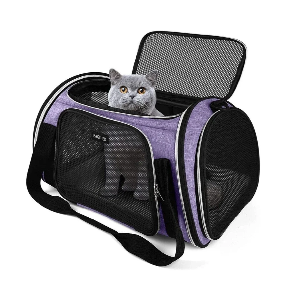 BAGLHER Pet Travel Carrier, for Small/Medium Cat or Dog. Only used once.